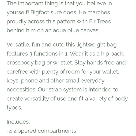 Sipsey Wilder Bigfoot 3 In 1 Bag - Picture 5 of 9